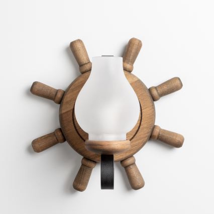 Brilagi - Fali lámpa TIMONA 1xE14/40W/230V bükkfa