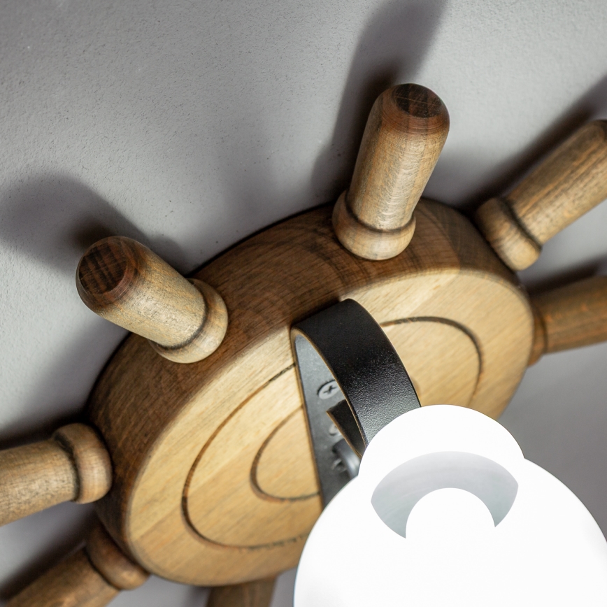 Brilagi - Fali lámpa TIMONA 1xE14/40W/230V bükkfa