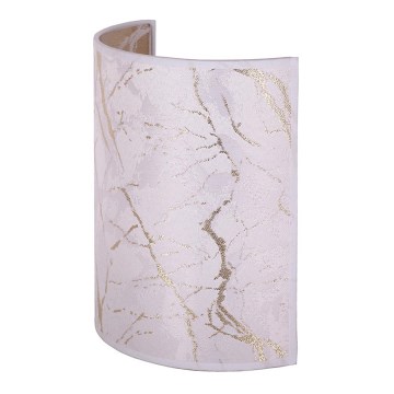 Brilagi - Fali lámpa VELVET 1xE27/40W/230V fehér/arany