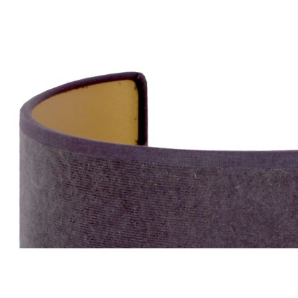 Brilagi - Fali lámpa VELVET 1xE27/40W/230V szürke