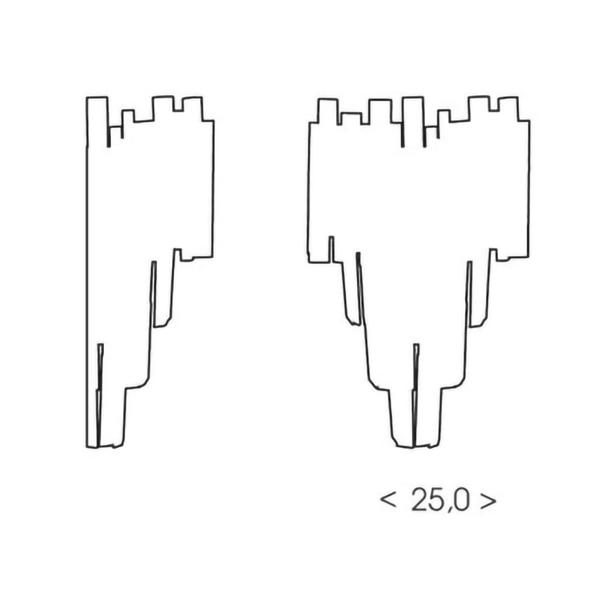 BRILAGI - Fali lámpa VERVE 2xE14/40W/230V fekete