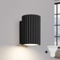 Brilagi - Fali lámpatest CRESTO 1xGU10/10W/230V 10 cm fekete