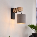 BRILAGI - Fali lámpatest NUBILA 1xE27/60W/230V barna/fekete/antracit