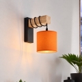 BRILAGI - Fali lámpatest NUBILA 1xE27/60W/230V barna/fekete/narancssárga