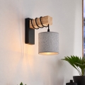 BRILAGI - Fali lámpatest NUBILA 1xE27/60W/230V barna/fekete/szürke