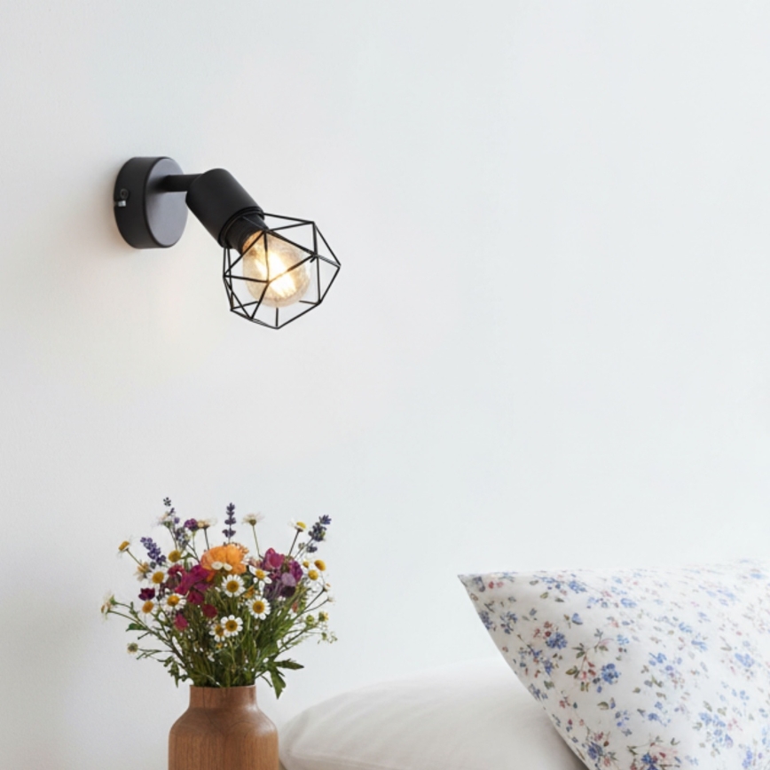 Brilagi - Fali spotlámpa CAGE 1xE14/40W/230V