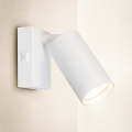 Brilagi - Fali spotlámpa kapcsolóval SELE 1xGU10/30W/230V fehér