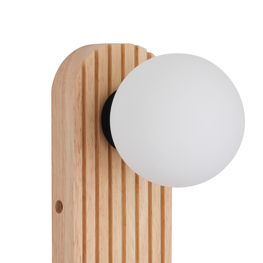 Brilagi - Falra szerelhető spotlámpa MODERN WOOD 1xG9/5W/230V + 1xGU10/8W fa