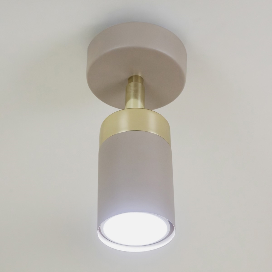 Brilagi - Fali spotlámpa POKER 1xGU10/25W/230V bézs/arany