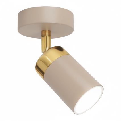 Brilagi - Fali spotlámpa POKER 1xGU10/25W/230V bézs/arany