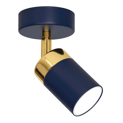 Brilagi - Fali spotlámpa POKER 1xGU10/25W/230V kék/arany