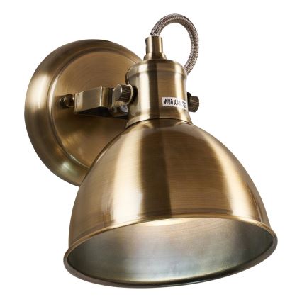 Brilagi - Fali spotlámpa TECHNO 1xE27/60W/230V bronz