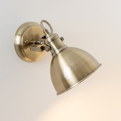 Brilagi - Fali spotlámpa TECHNO 1xE27/60W/230V bronz