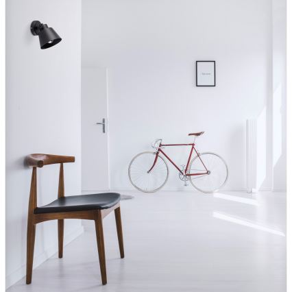 Brilagi - Fali spotlámpa TECHNO 1xE27/60W/230V fekete