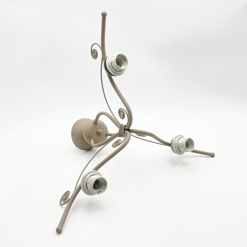 Brilagi - Felületre szerelhető csillár ANTICO MODERN 3xE27/60W/230V bézs