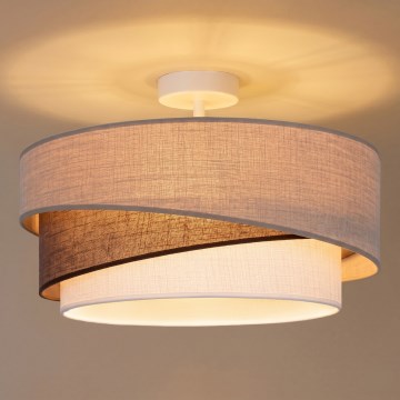 Brilagi - Felületre szerelhető csillár ARROW 1xE27/60W/230V átm. 45 cm bézs/barna/fehér