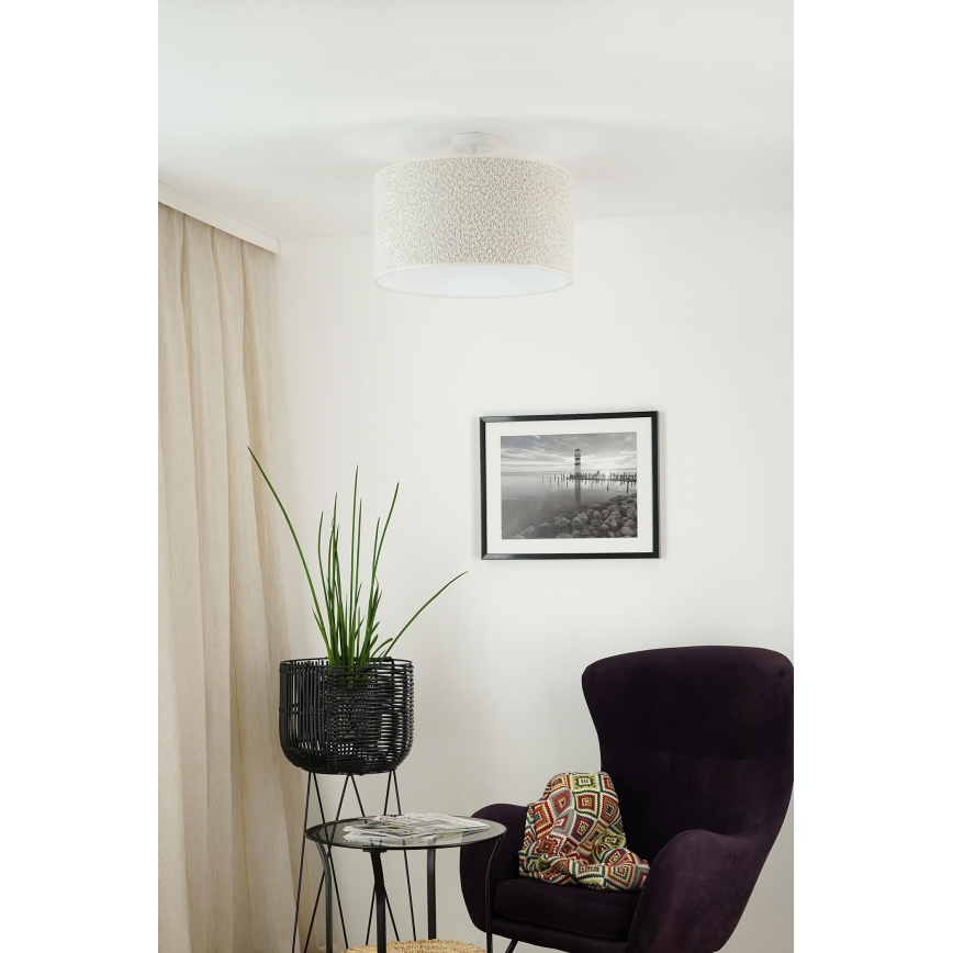 Brilagi - Felületre szerelhető csillár BOUCLE ROLLER 1xE27/15W/230V átm. 45 cm krémes