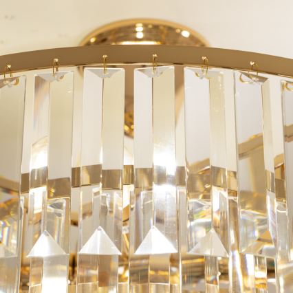 Brilagi - Felületre szerelhető csillár CRYSTAL 5xE14/40W/230V arany