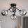 Brilagi - Felületre szerelhető csillár DIOR 3xE27/60W/230V fekete/füstszürke