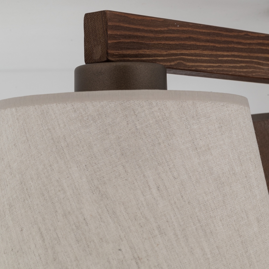 Brilagi - Felületre szerelhető csillár LATTE 3xE27/15W/230V fenyő/fehér