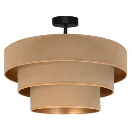 Brilagi - Felületre szerelhető csillár LUNETA 1xE27/60W/230V Ø 40 cm bézs/arany
