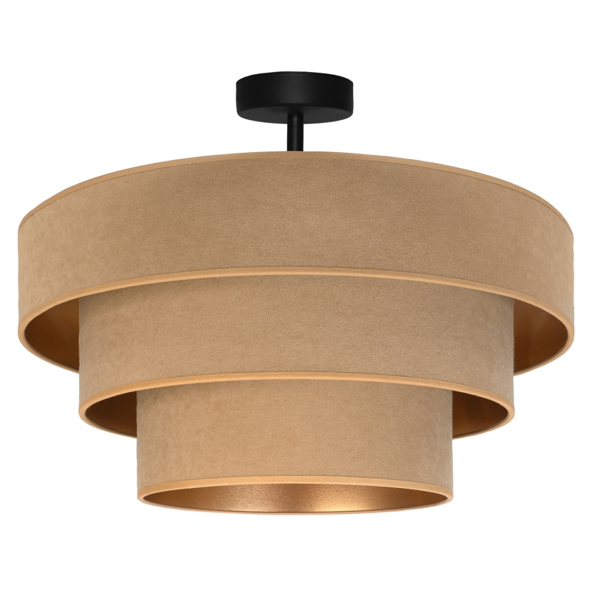 Brilagi - Felületre szerelhető csillár LUNETA 1xE27/60W/230V Ø 40 cm bézs/arany