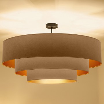 Brilagi - Felületre szerelhető csillár LUNETA 3xE27/60W/230V Ø 80 cm bézs/arany