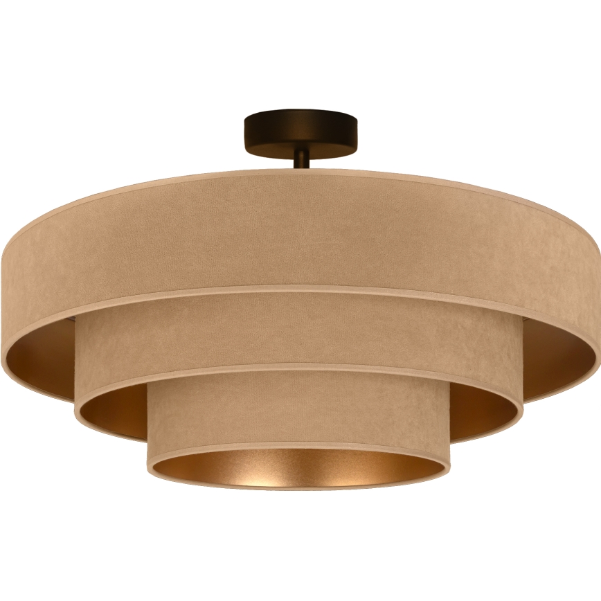 Brilagi - Felületre szerelhető csillár LUNETA 3xE27/60W/230V Ø 80 cm bézs/arany