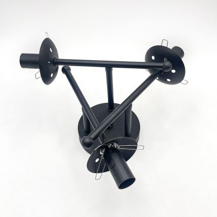 Brilagi - Felületre szerelhető csillár MALIVA 3xE14/15W/230V fekete/átlátszó