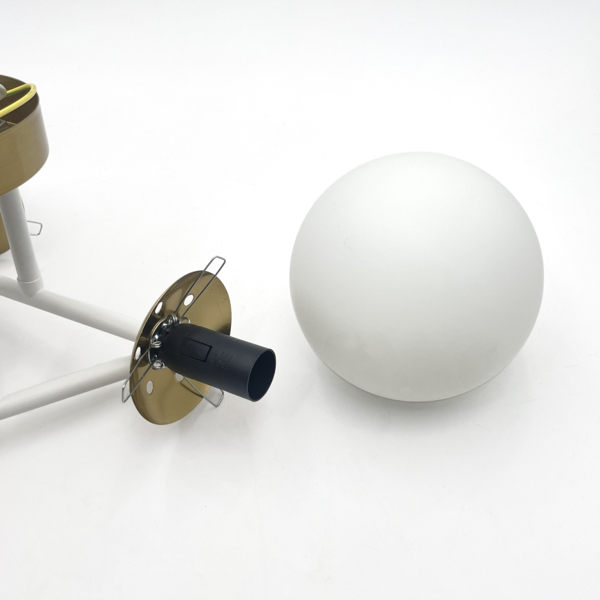 Brilagi - Felületre szerelhető csillár MALIVA 4xE14/15W/230V arany/fehér