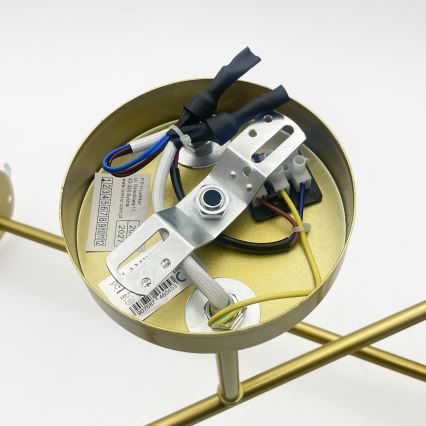 Brilagi - Felületre szerelhető csillár MALIVA 4xE14/15W/230V arany/fehér