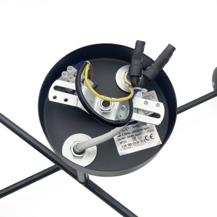 Brilagi - Felületre szerelhető csillár MALIVA 4xE14/15W/230V fekete/fehér