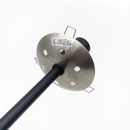 Brilagi - Felületre szerelhető csillár MALIVA 4xE14/15W/230V matt króm/füstszínű