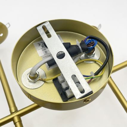 Brilagi - Felületre szerelhető csillár MALONY 6xE14/20W/230V arany