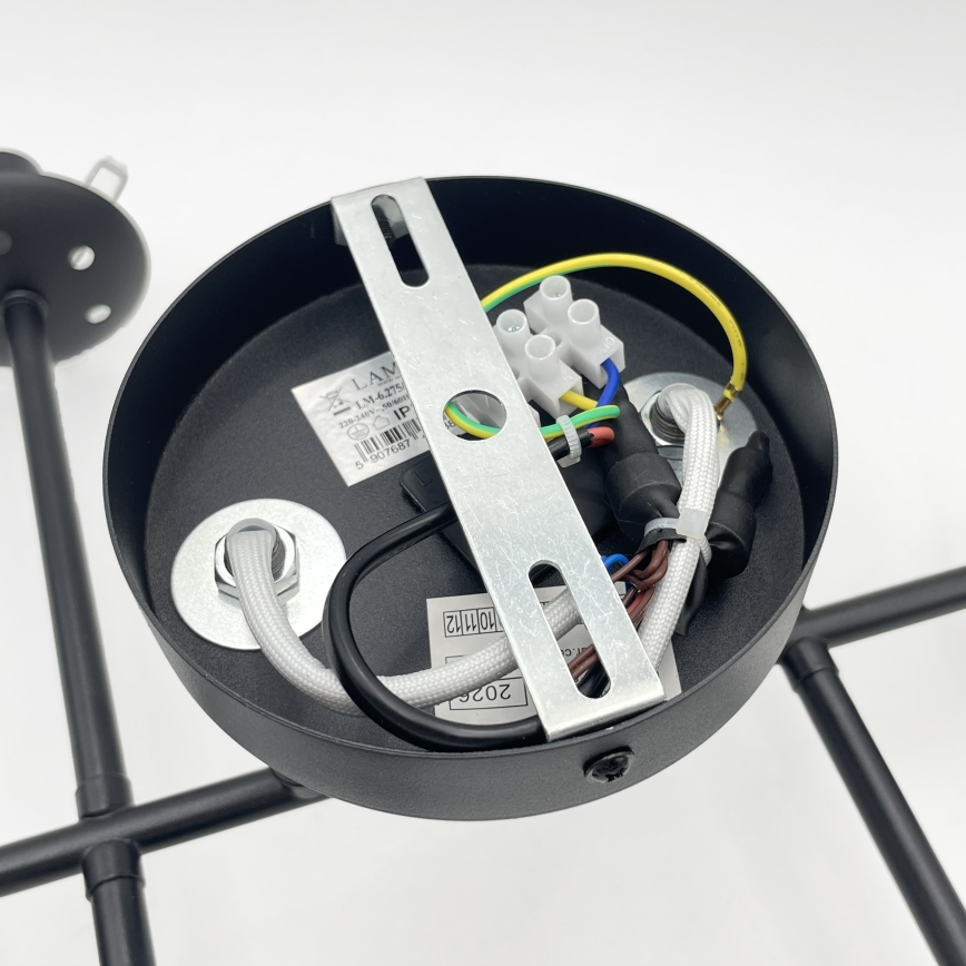 Brilagi - Felületre szerelhető csillár MALONY 6xE14/20W/230V fekete