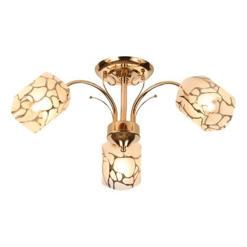 Brilagi - Felületre szerelhető csillár MEGAPOLIS 3xE14/60W/230V arany