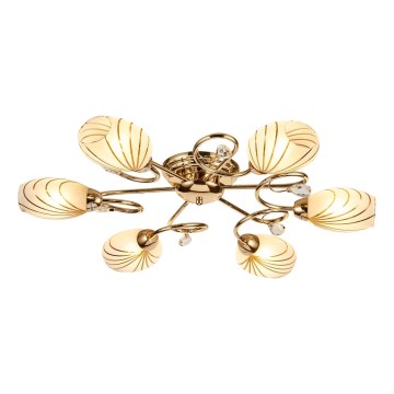 Brilagi - Felületre szerelhető csillár MEGAPOLIS 6xE14/60W/230V arany