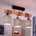 Brilagi - Felületre szerelhető csillár NUBILA 3xE27/60W/230V fenyő/szürke