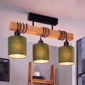 Brilagi - Felületre szerelhető csillár NUBILA 3xE27/60W/230V fenyő/zöld