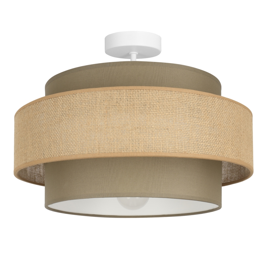 Brilagi - Felületre szerelhető csillár RESNA 1xE27/60W/230V átm. 40 cm barna/bézs
