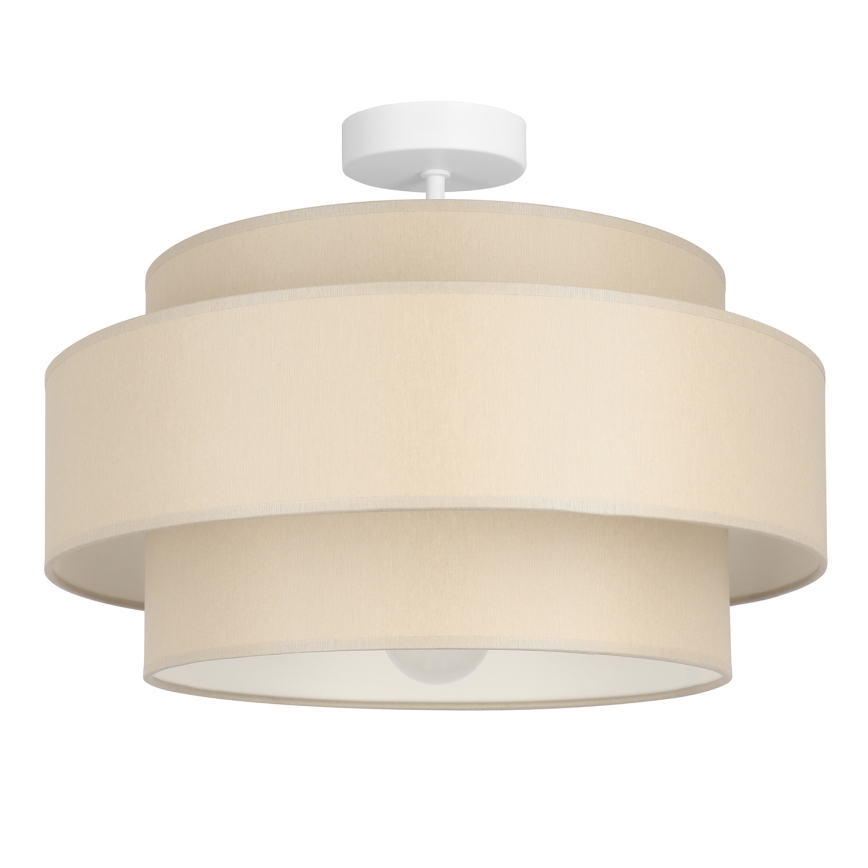 Brilagi - Felületre szerelhető csillár RESNA 1xE27/60W/230V átm. 40 cm bézs