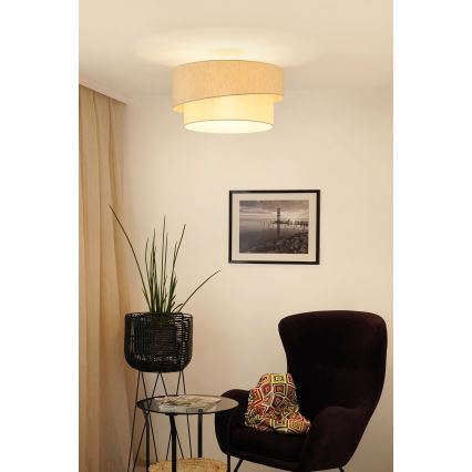 Brilagi - Felületre szerelhető csillár SHINE 1xE27/15W/230V átm. 50 cm krémes