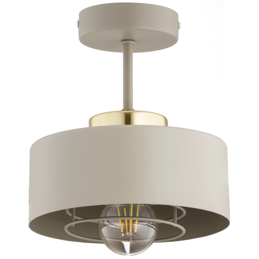 Brilagi - Felületre szerelhető csillár SPRING 1xE27/60W/230V bézs/arany