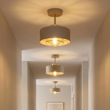 BRILAGI - Felületre szerelhető csillár SPRING 1xE27/60W/230V Ø 20 cm bézs/arany