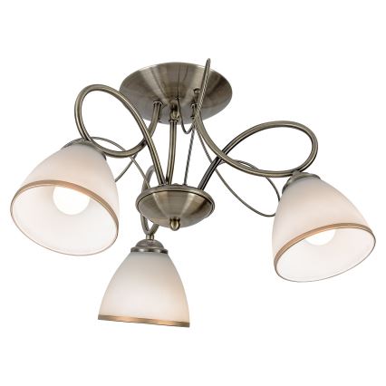 Brilagi - Felületre szerelhető FRED csillár 3xE27/60W/230V átm. 59 cm bronzszínű