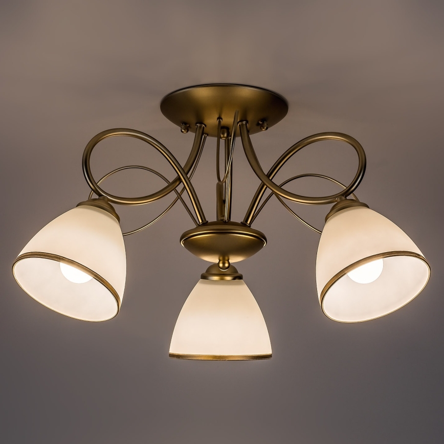 Brilagi - Felületre szerelhető FRED csillár 3xE27/60W/230V Ø59 cm arany