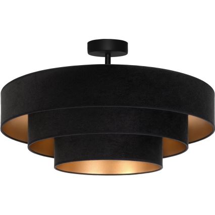 Brilagi - Felületre szerelhető LUNETA csillár 3xE27/60W/230V Ø 80 cm fekete/arany