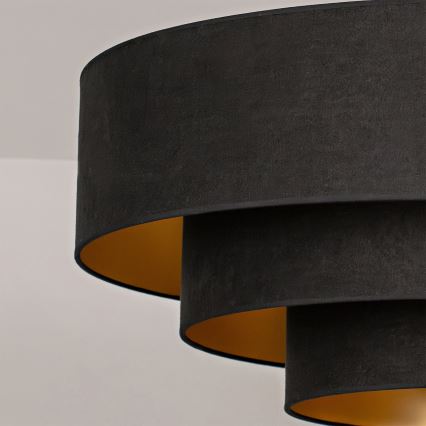 Brilagi - Felületre szerelhető LUNETA csillár 3xE27/60W/230V Ø 80 cm fekete/arany