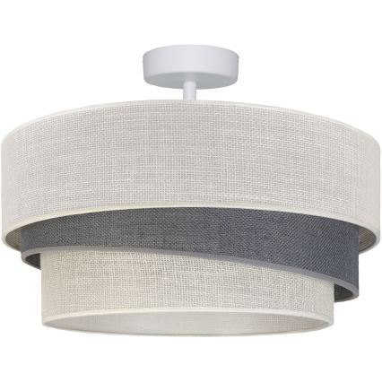 Brilagi - Felületre szerelhető mennyezeti lámpa TRIO 1xE27/60W/230V Ø 40 cm krémszínű/szürke