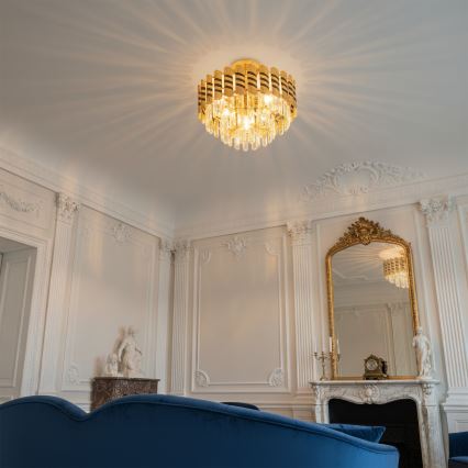 Brilagi - Felületre szerelt CRISTAL csillár 5xE14/40W/230V Ø 38 cm